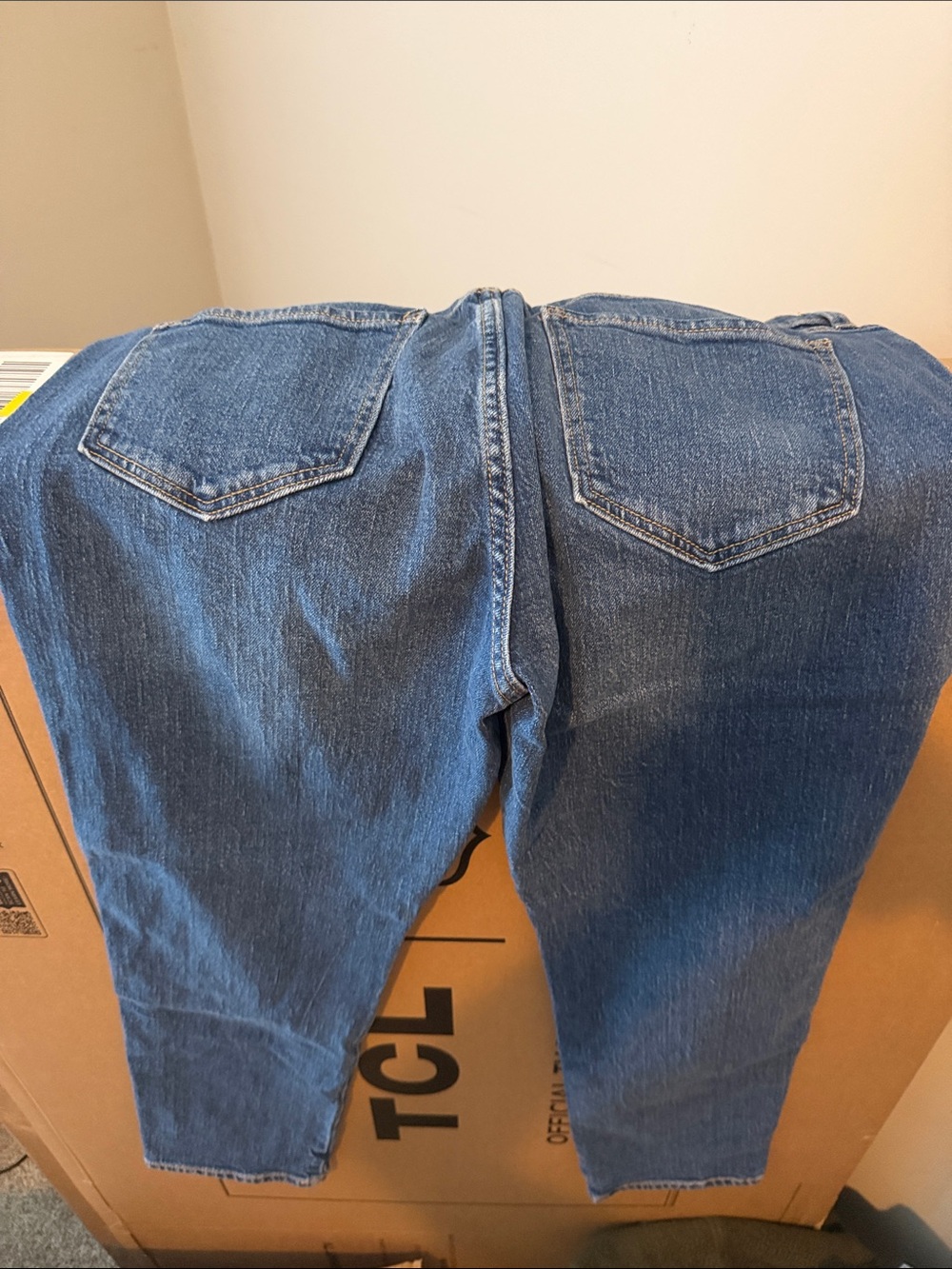 Old Navy High-Rise Vintage Slim Jeans - Dark Indigo - Picture 3 of 3
